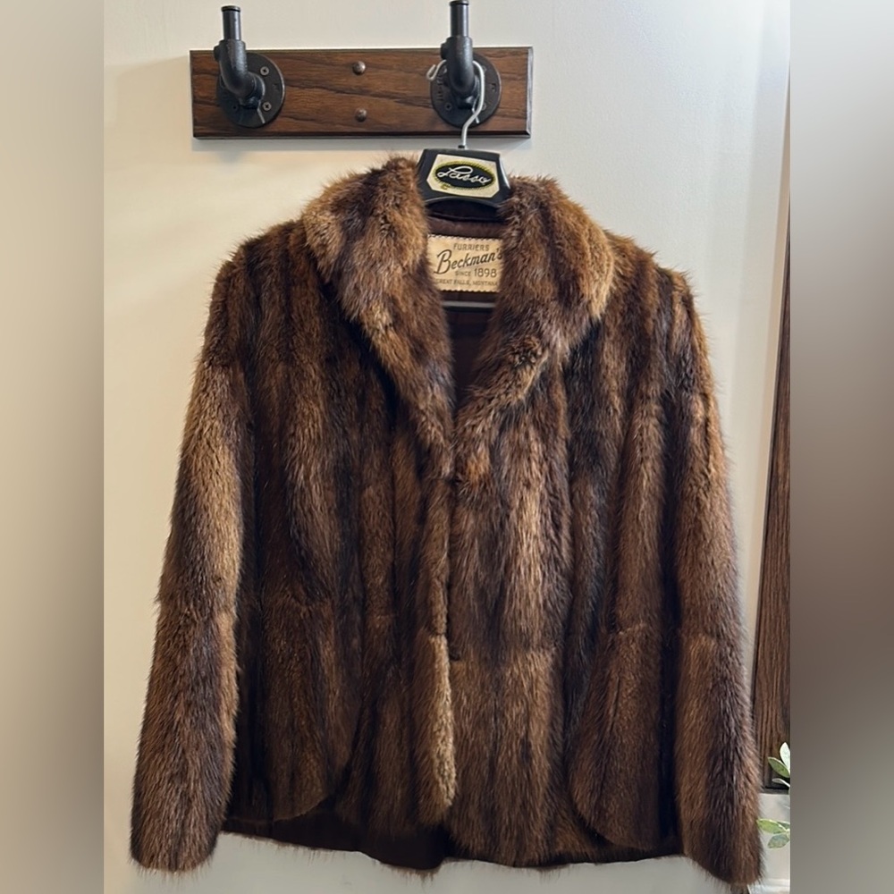 Fur Stole Vintage 1920s Beckman's Mink